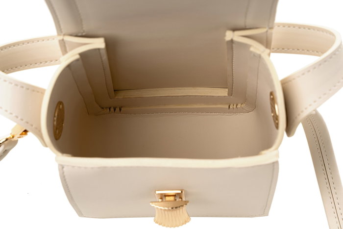 Vince Camuto Bolso Bandolera Crema en Polipiel